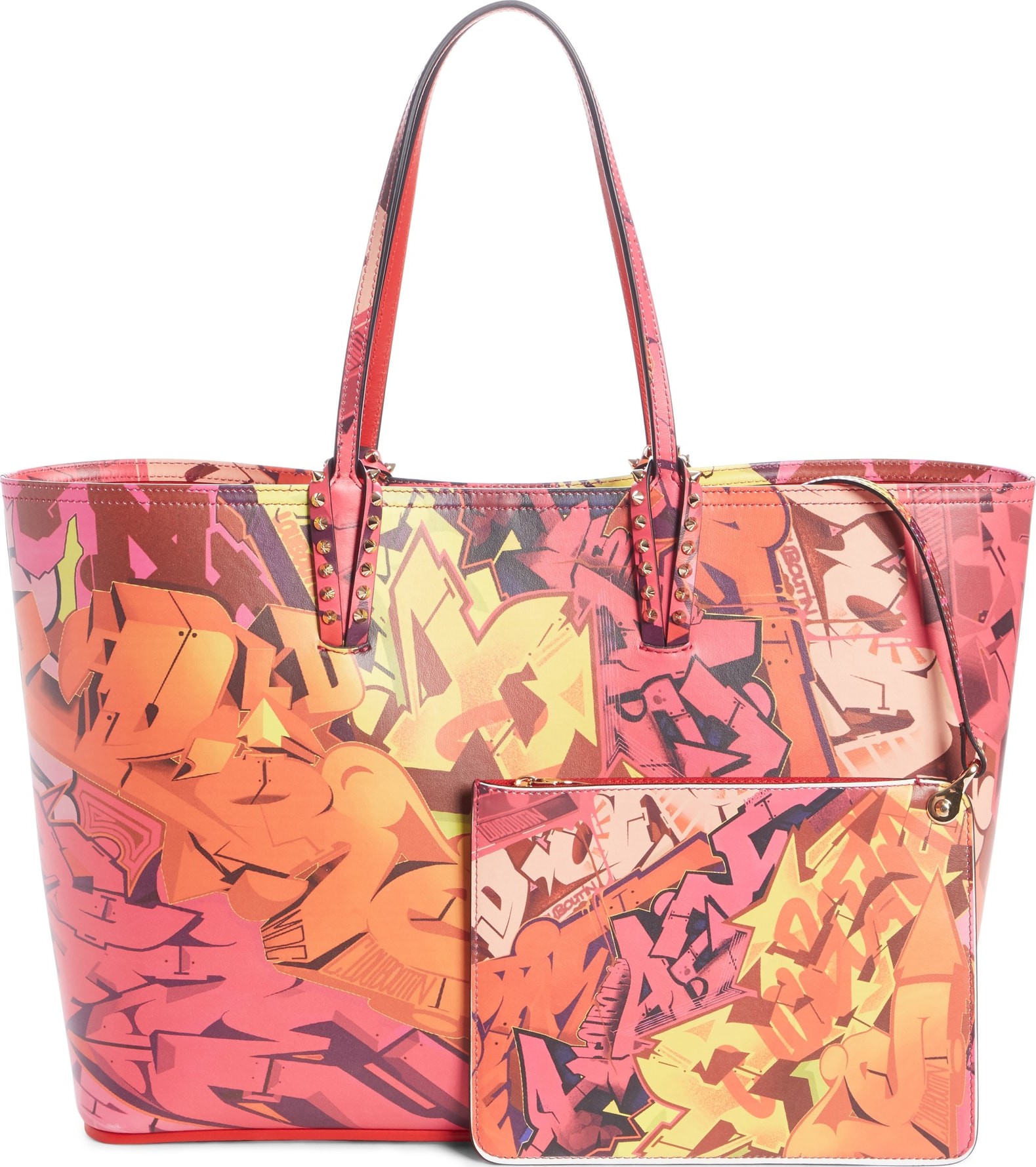 Christian Louboutin Cabata Paris Metrograf Leather Tote