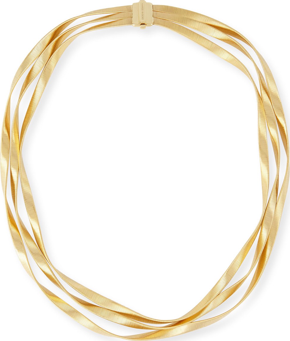 Marco Bicego Marrakech 18k Three-Strand Necklace