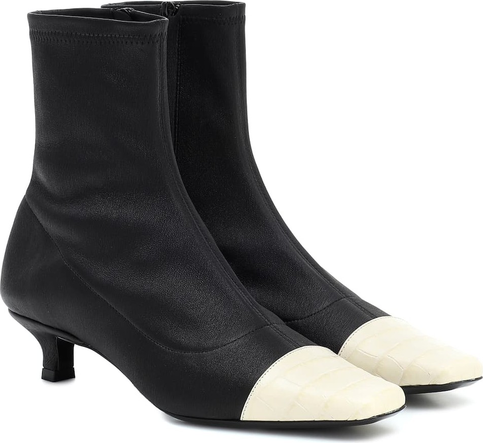 By Far Karl leather ankle boots