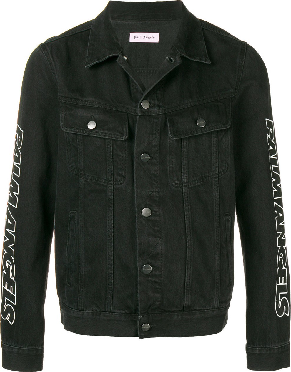 Palm Angels printed denim jacket