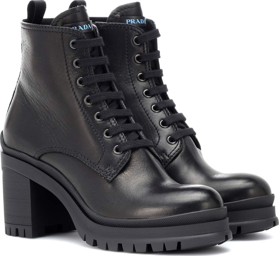Prada Leather ankle boots