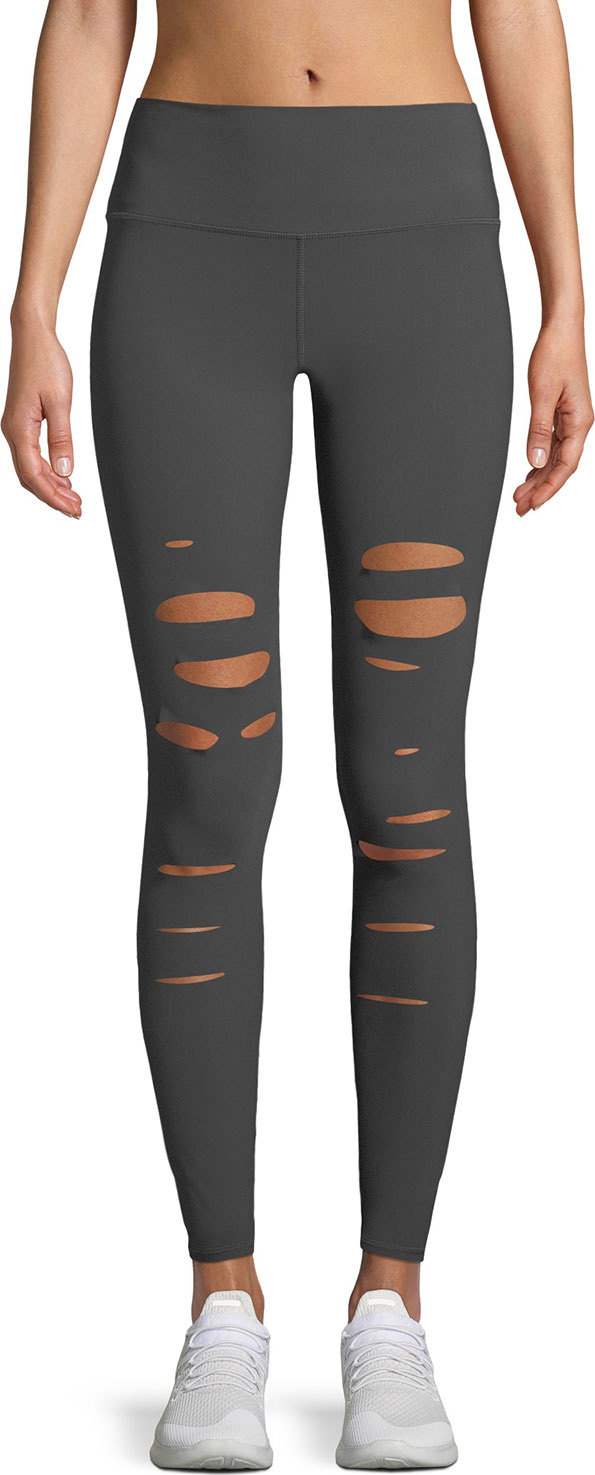 Alo Yoga Ripped Warrior Performance Leggings