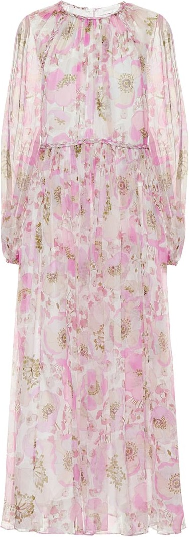 Zimmermann Super Eight Braid silk midi dress