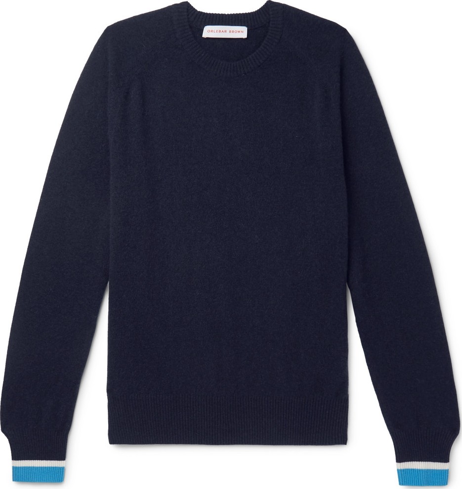 Orlebar Brown Ethan Striped Cashmere Sweater