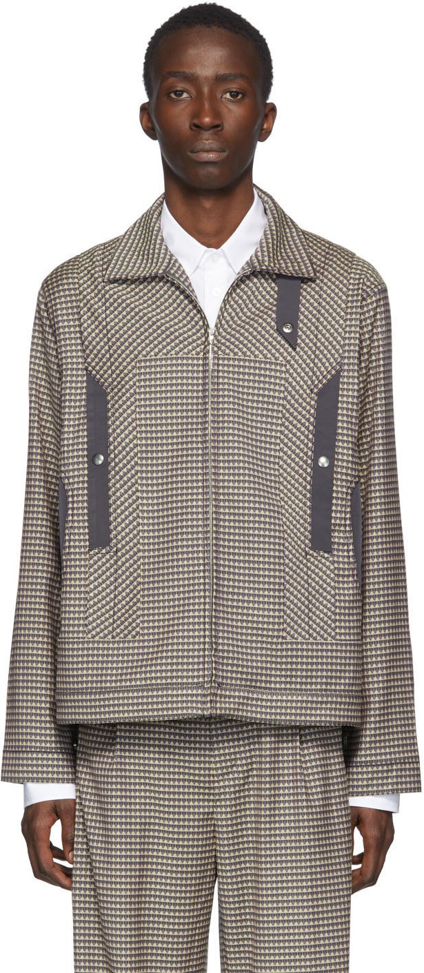 Kiko Kostadinov Multicolor Wool Tulcea Jacket