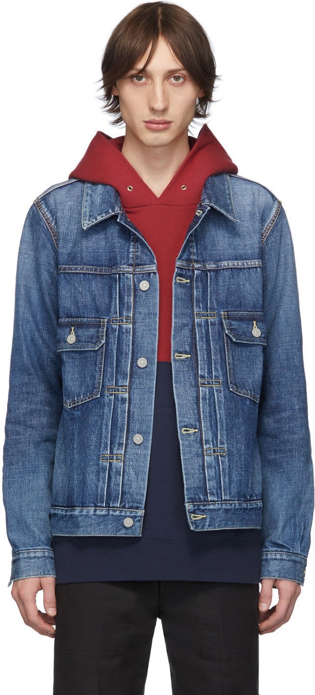 Visvim Indigo Damaged Denim SS 101 Jacket
