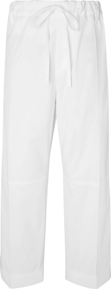 Jacquemus Wide-Leg Cotton-Twill Drawstring Trousers