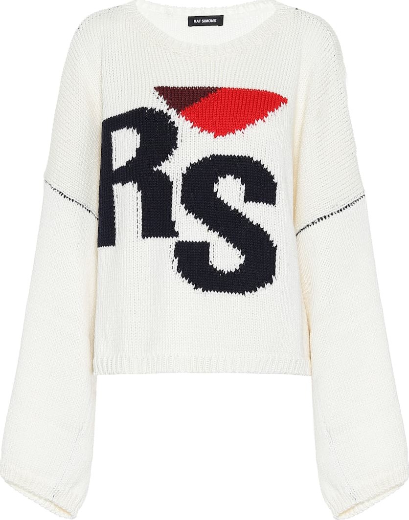 Raf Simons Intarsia wool sweater