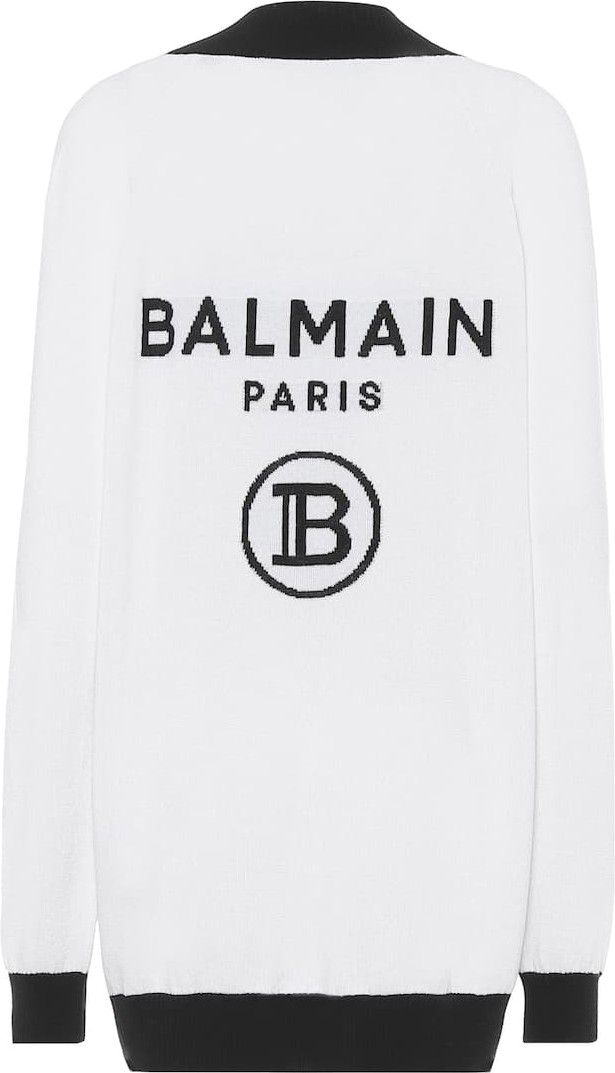Balmain Wool-blend cardigan
