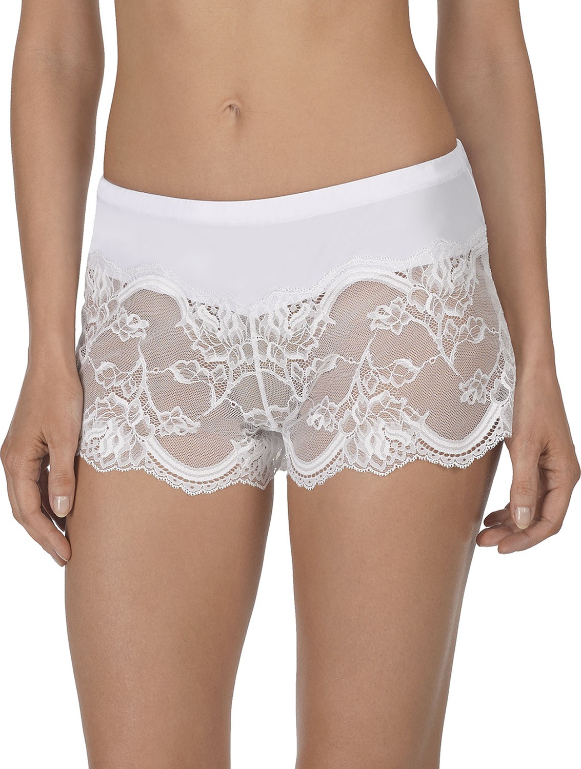 Natori Vow Floral-Lace Tap Shorts