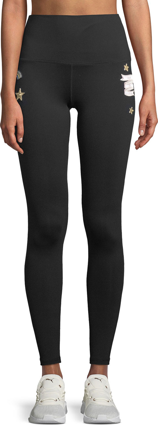 Spiritual Gangster Patch Party High-Waist Yoga Pants