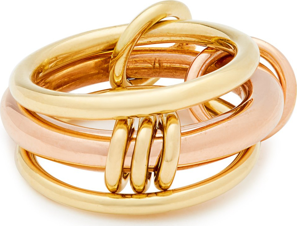 Spinelli Kilcollin Gemini 18kt gold and rose-gold ring
