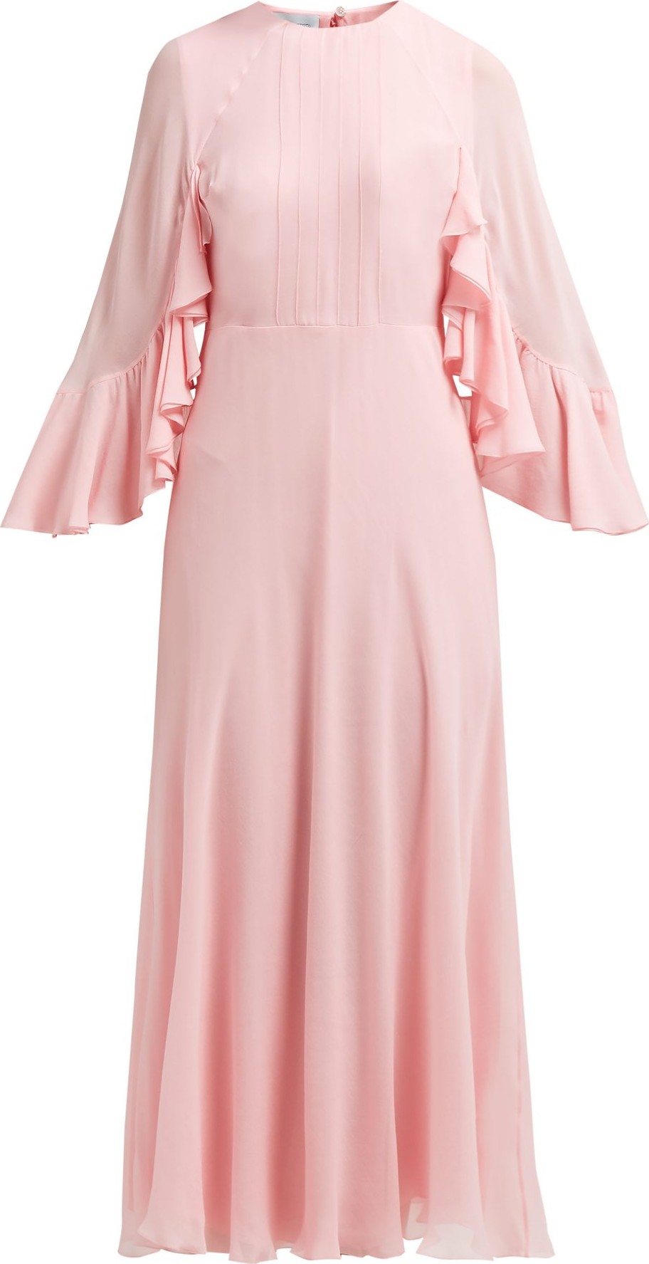 Giambattista Valli Cape-back silk-georgette gown