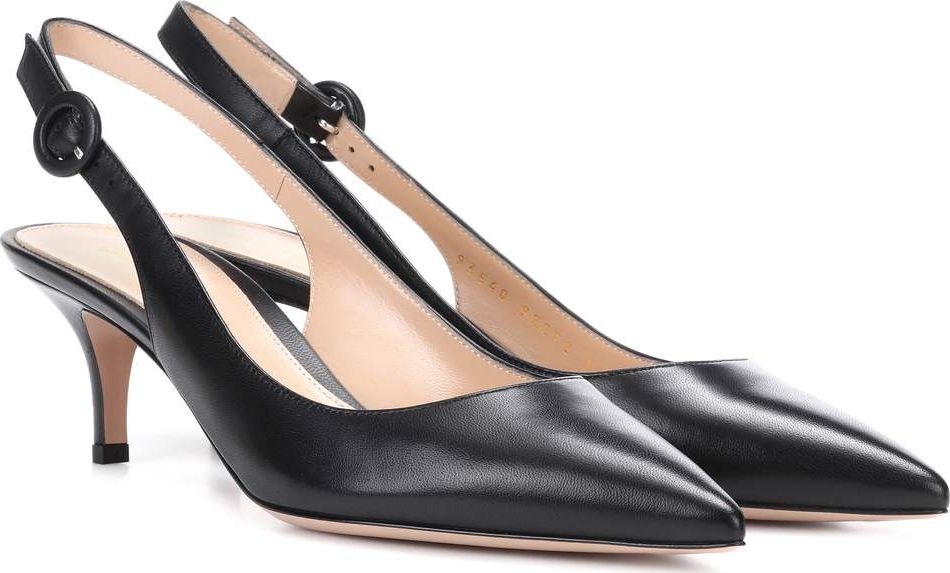 Gianvito Rossi Exclusive to mytheresa.com – Leather slingback pumps