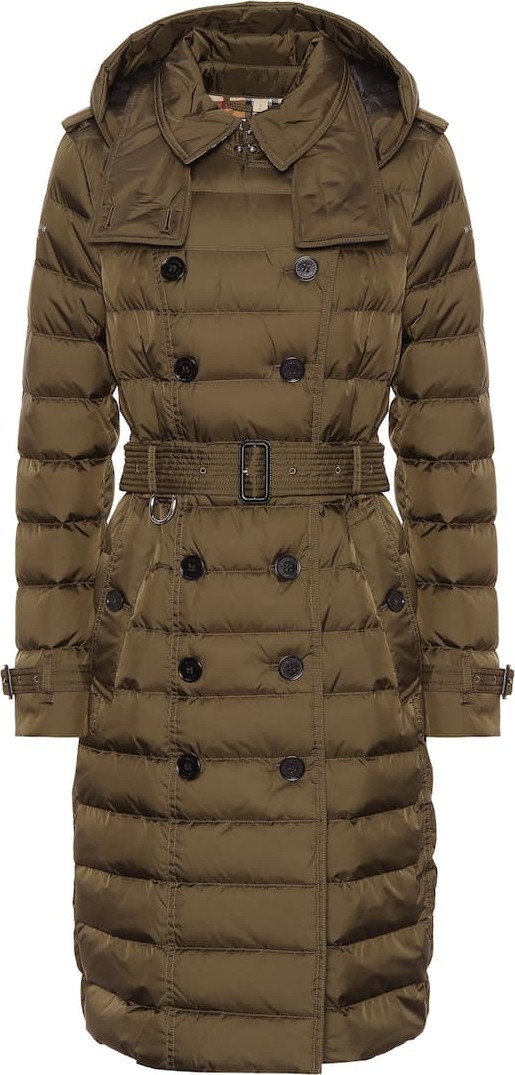 Burberry London England Double-breasted down puffer coat