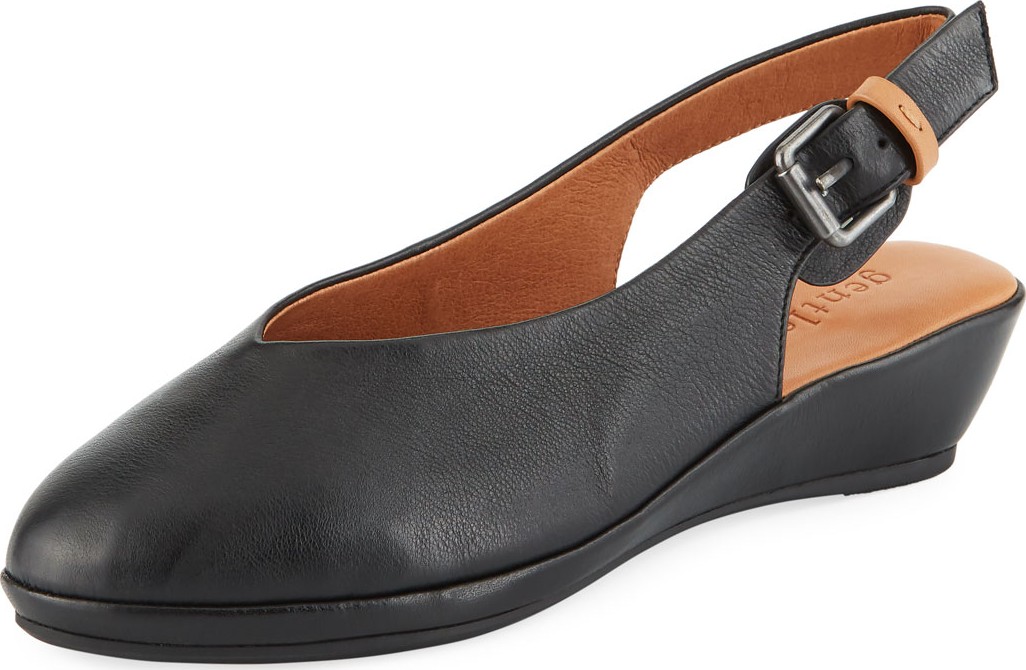 Gentle Souls Noemi Leather Slingback Flats