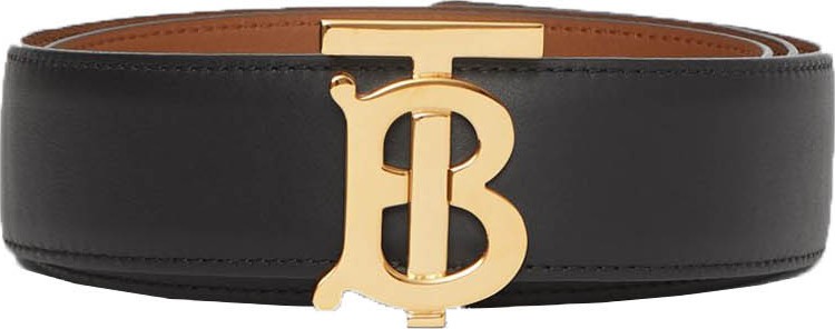 Burberry London England Reversible Monogram Motif Leather Belt