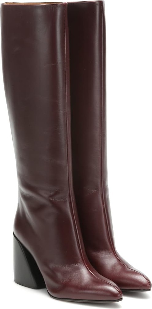Chloe Wave leather boots