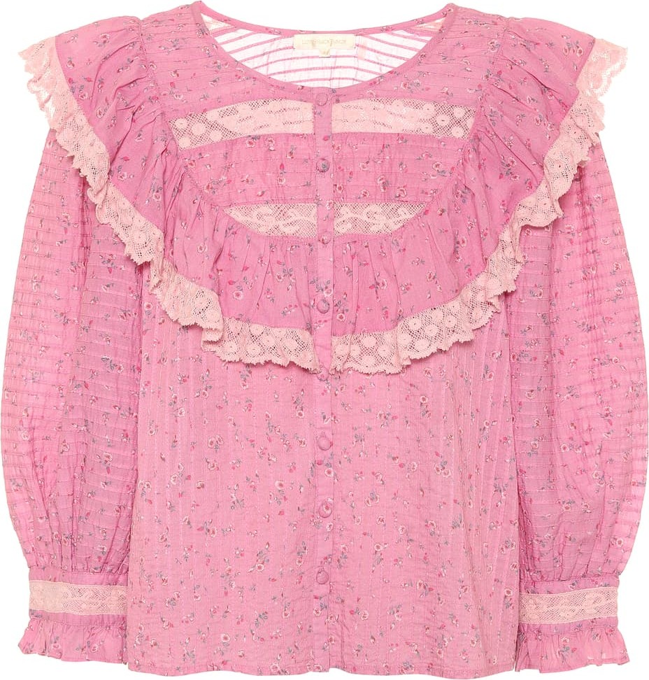 LOVESHACKFANCY Exclusive to Mytheresa – Canna floral cotton shirt