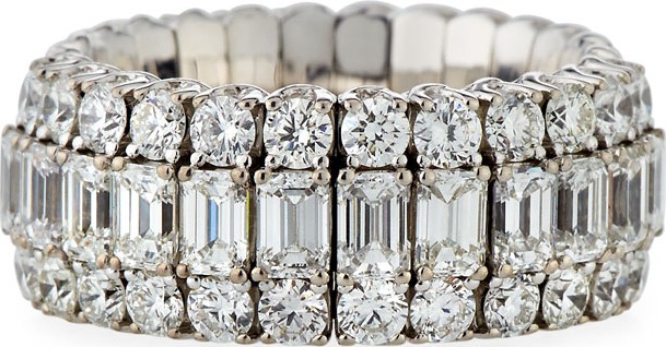 Picchiotti 18k Expandable Mixed-Cut Diamond Ring, 3.36tcw