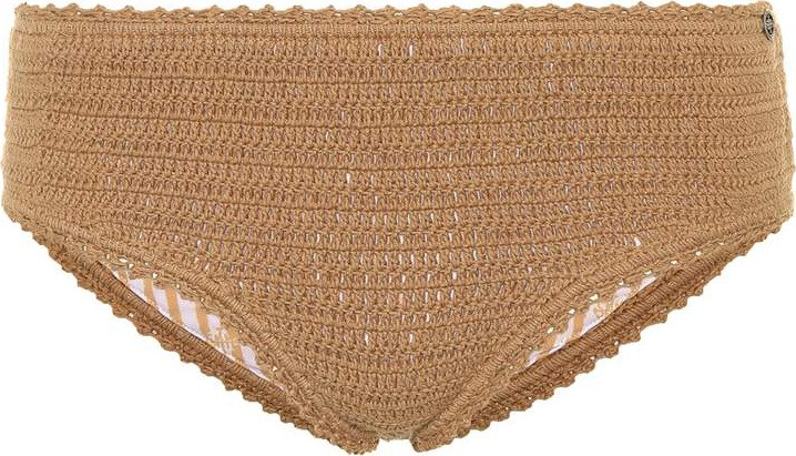 She Made Me Crochet-knit bikini bottoms