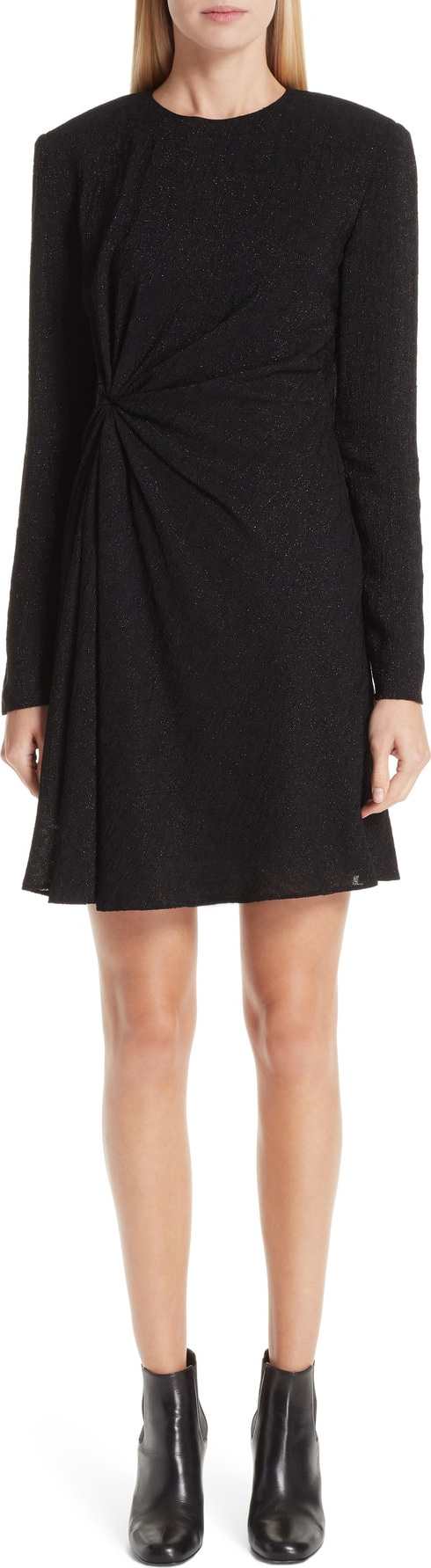 Saint Laurent Knotted Side Dress