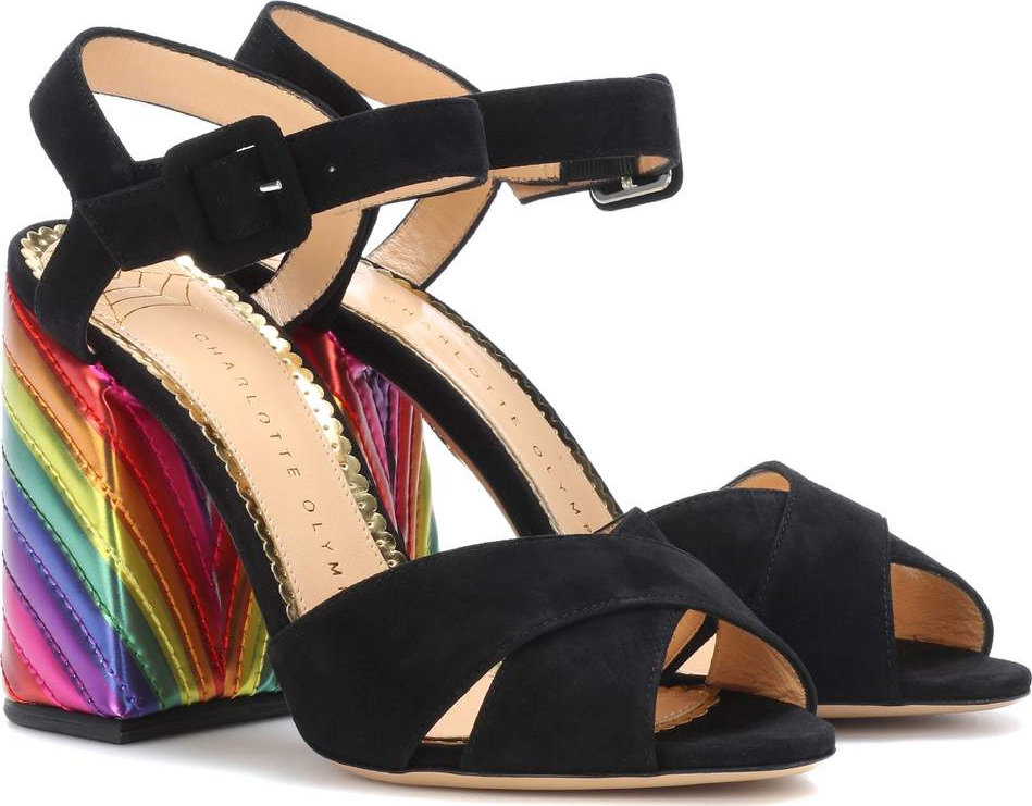 Charlotte Olympia Emma suede sandals