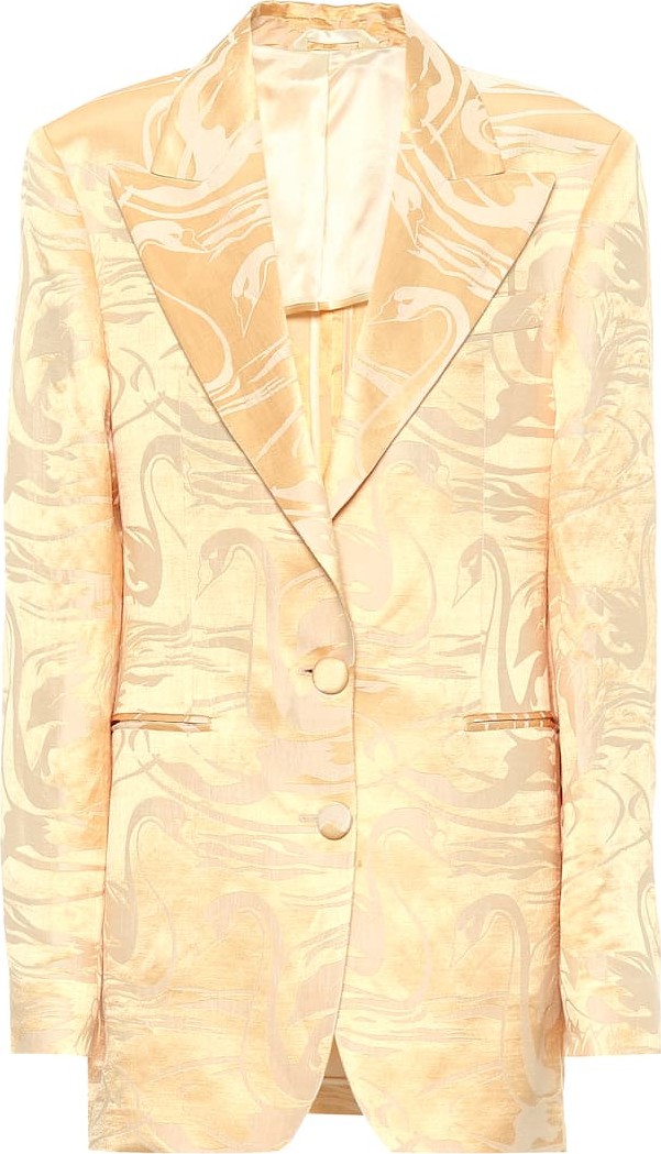 Acne Studios Swan silk jacquard blazer