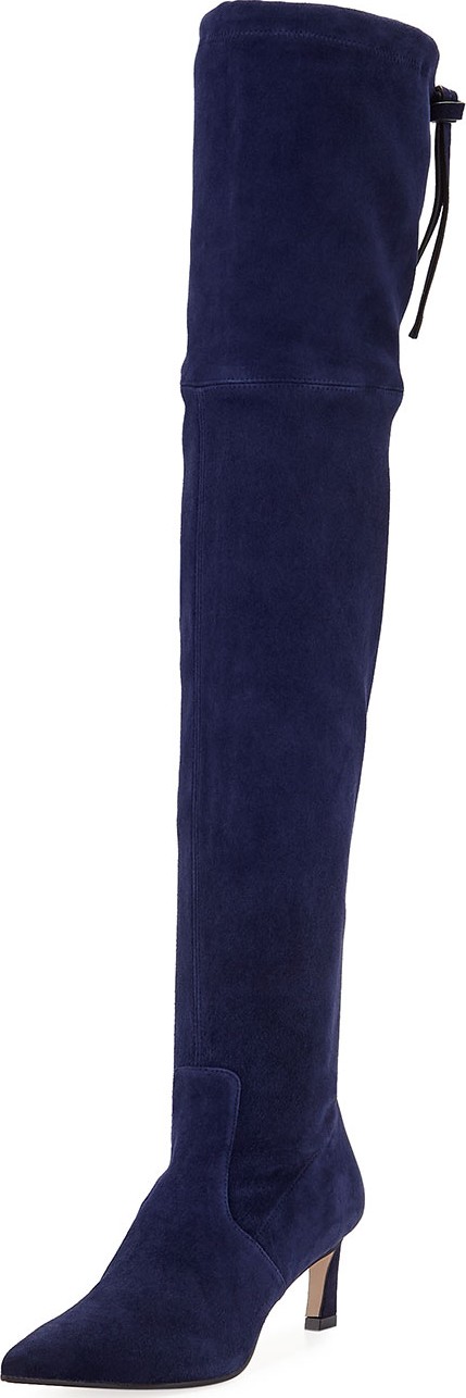 Stuart Weitzman Natalia 55mm Suede Over-The-Knee Boots