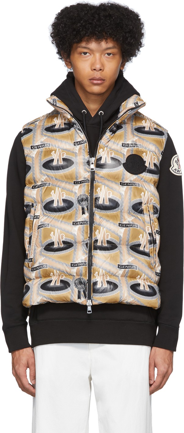 Moncler Genius 2 Moncler 1952 Multicolor Down Parker Vest