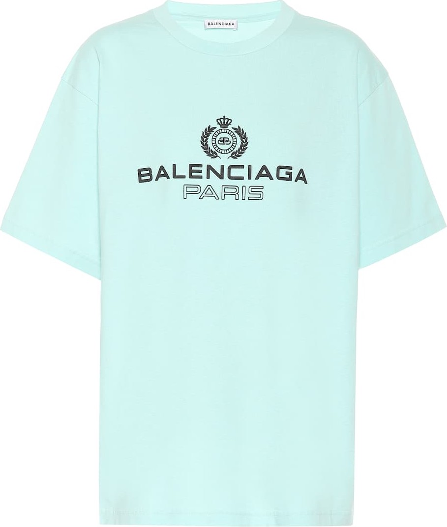 Balenciaga Logo cotton-jersey T-shirt