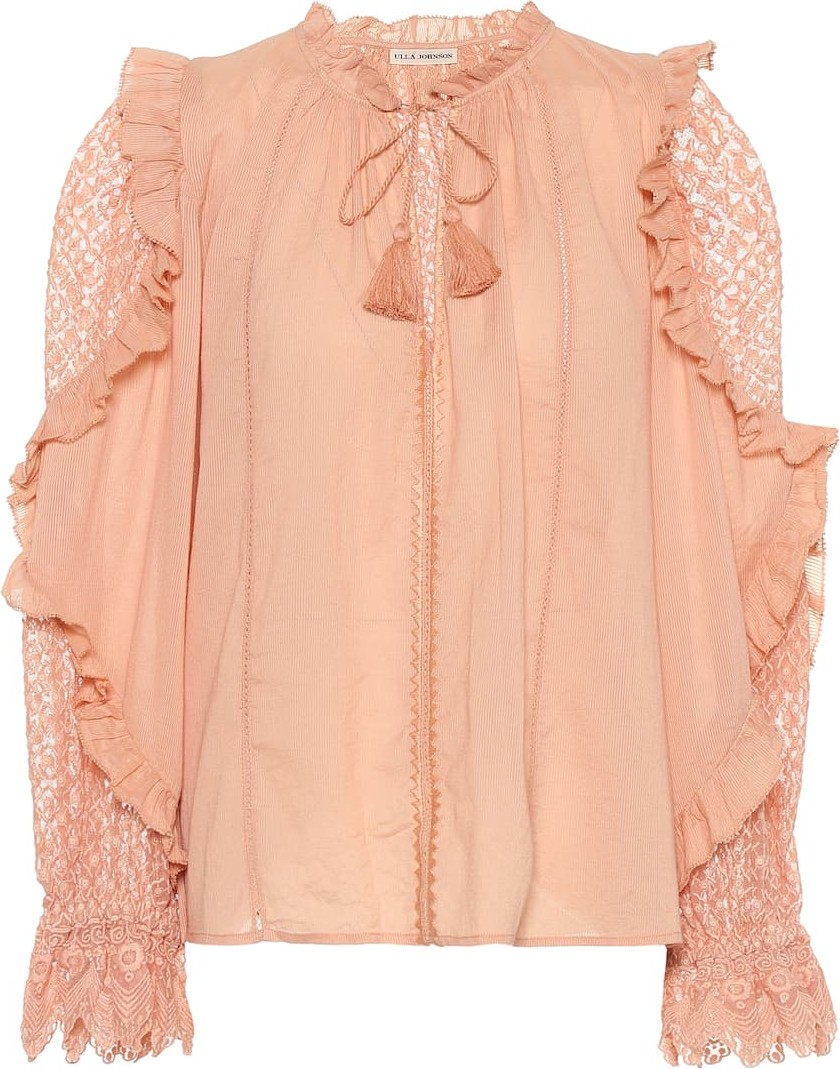 Ulla Johnson Shirley cotton-blend blouse