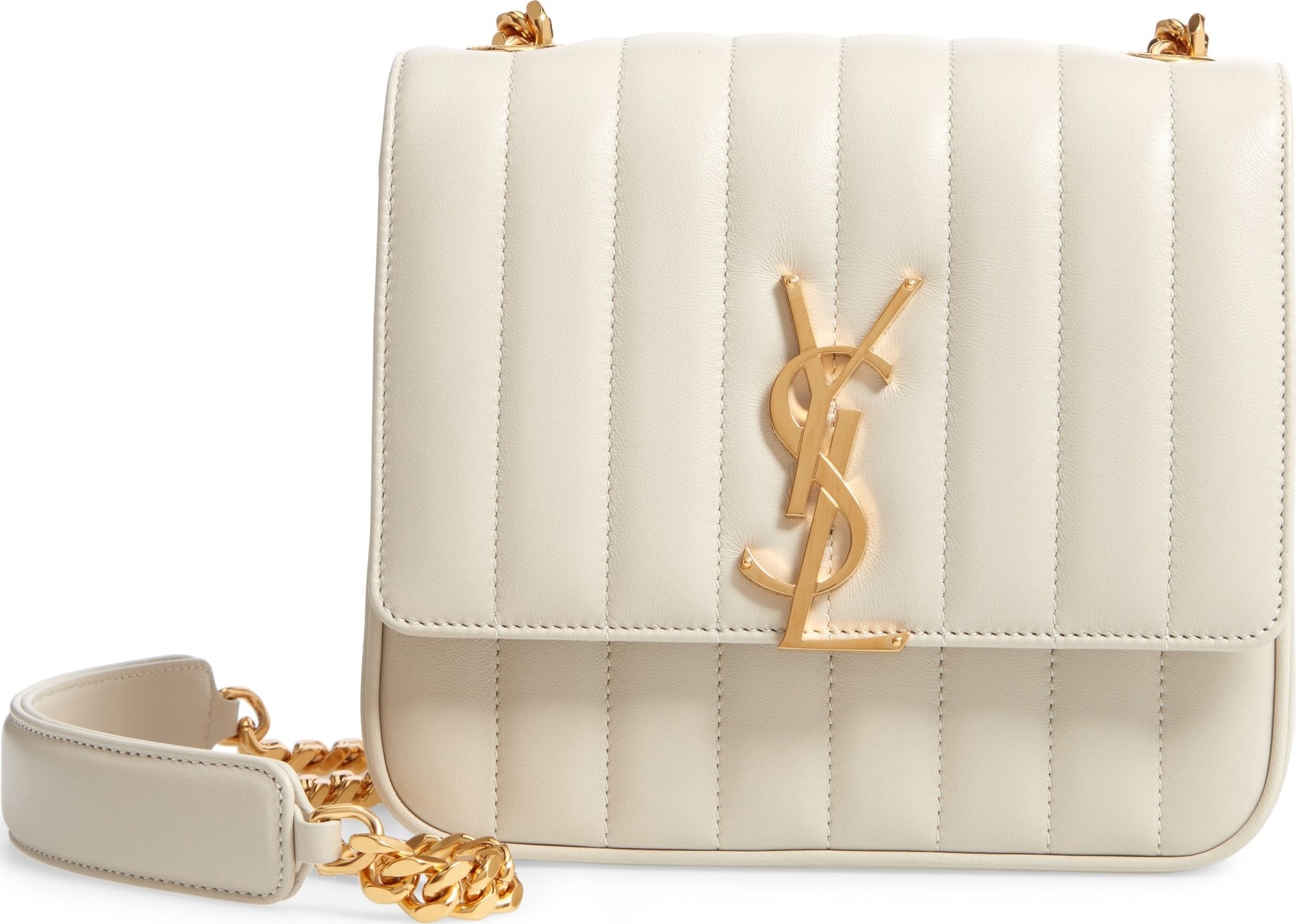 Saint Laurent Medium Vicky Leather Crossbody Bag