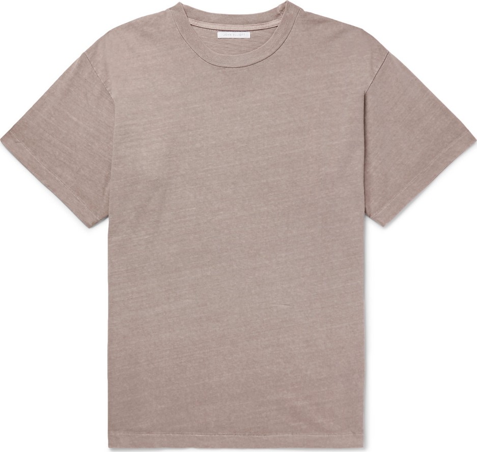 John Elliott University Oversized Slub Cotton-Jersey T-Shirt