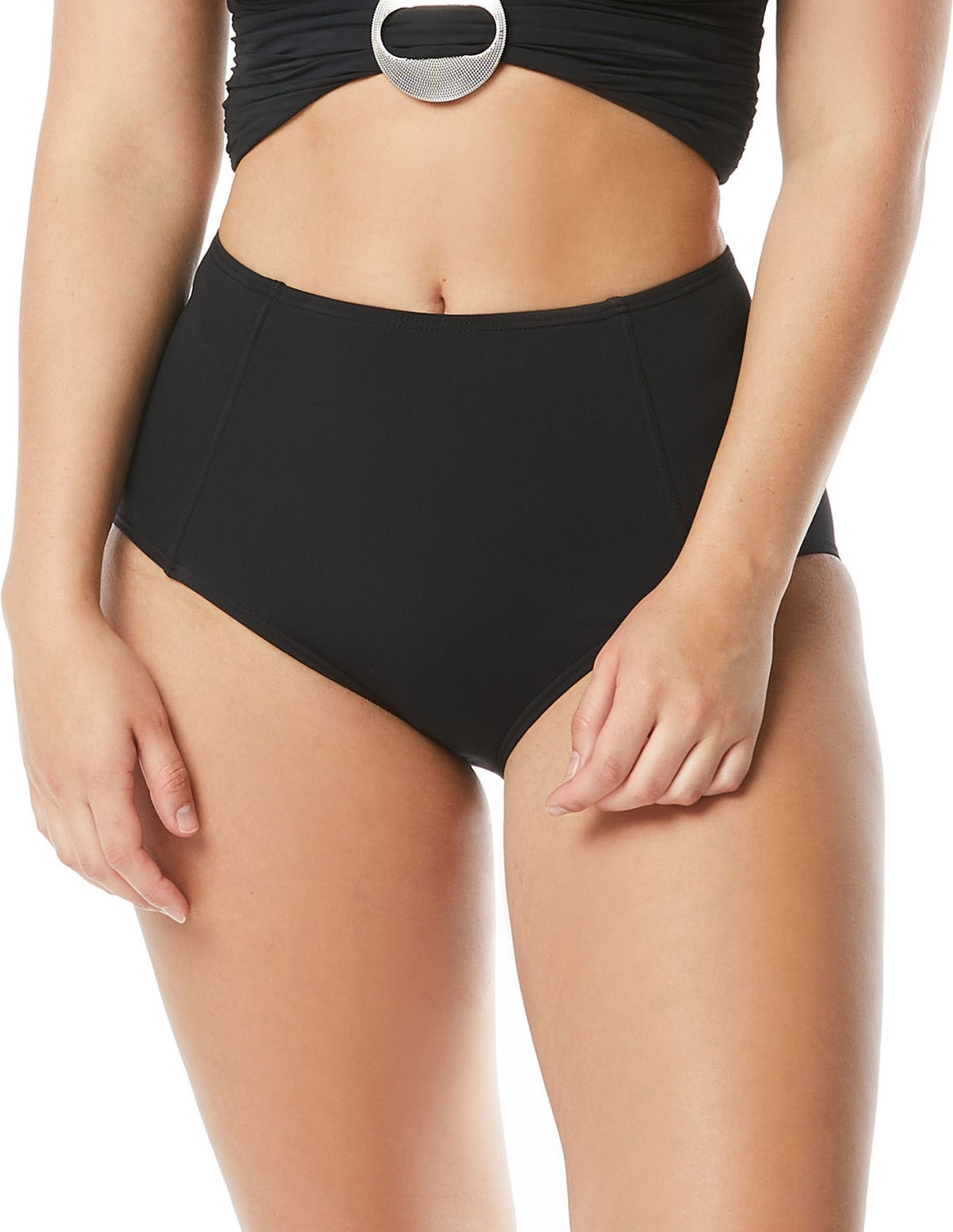 Coco Contours by Coco Reef High-Waist Solid Bikini Bottoms