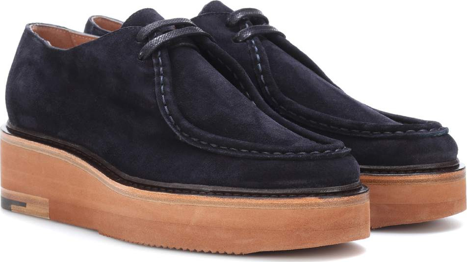 Dries Van Noten Suede platform loafers