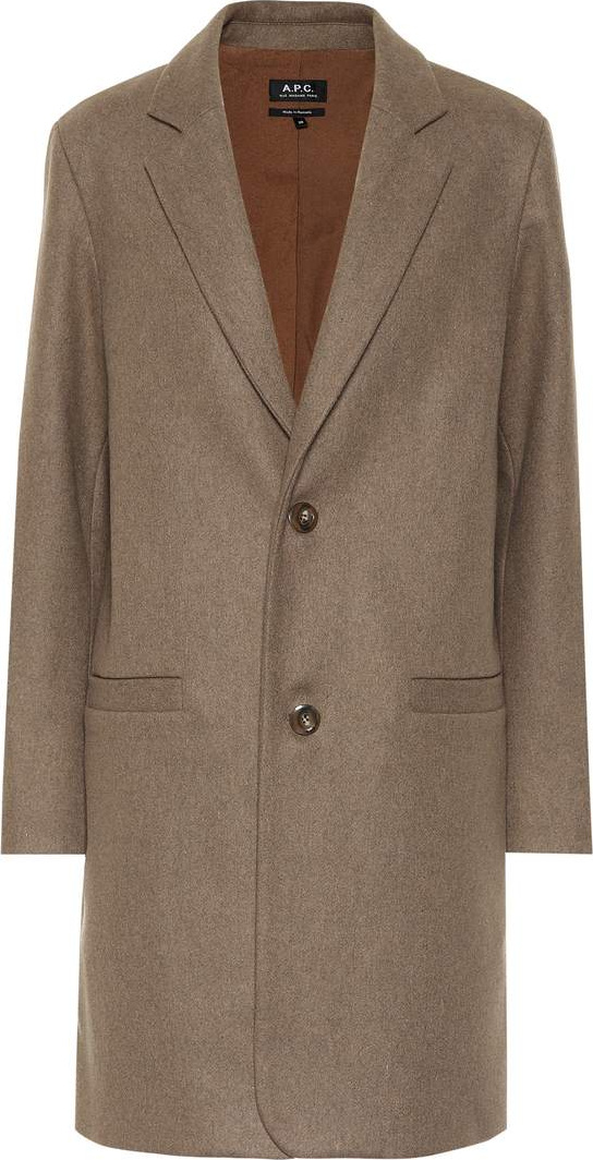 A.P.C. Carver wool-blend coat