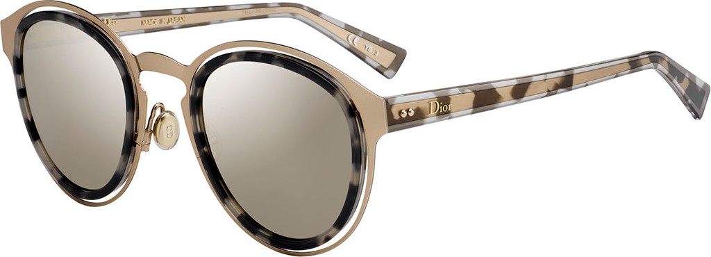 Dior DiorObscure Titanium Round Sunglasses