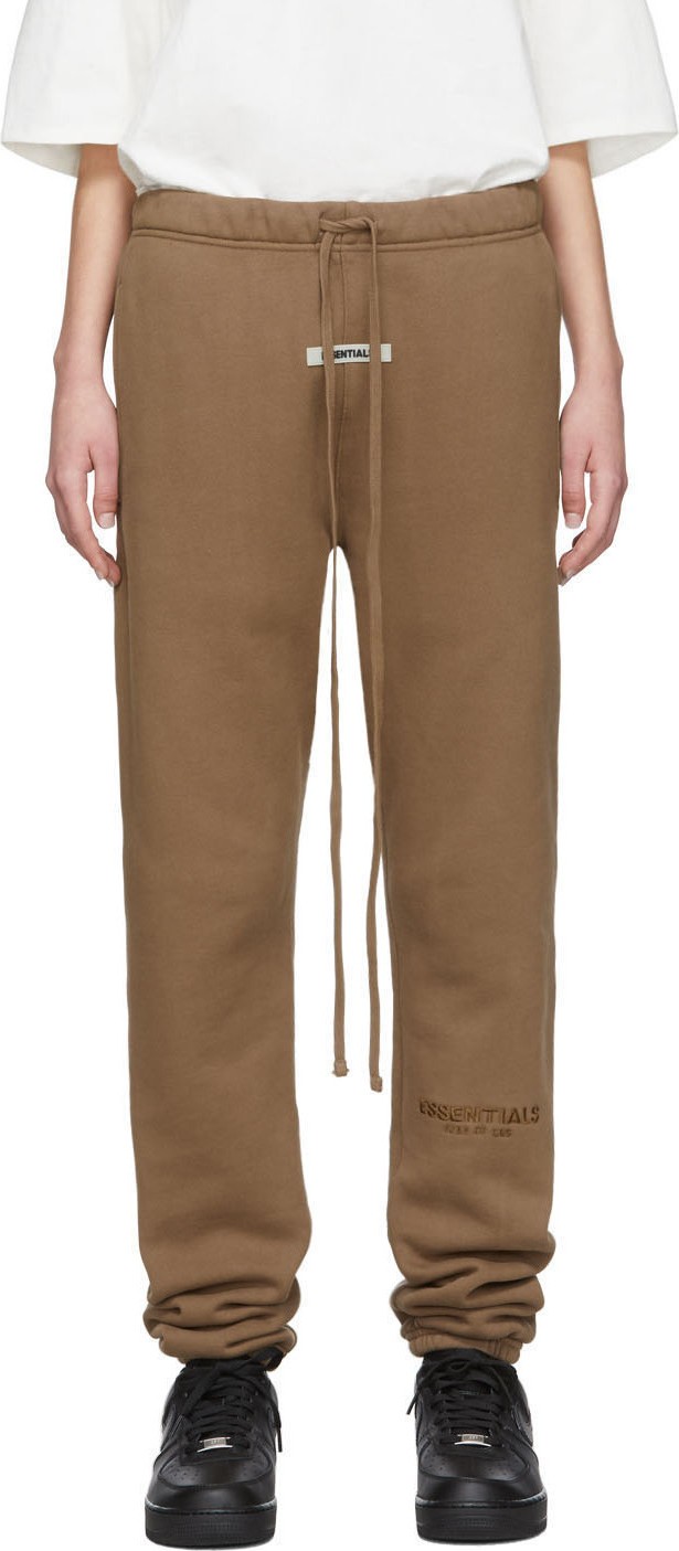 Essentials Tan Fleece Lounge Pants