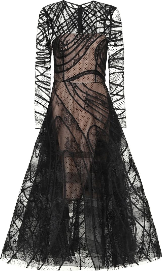 Oscar De La Renta Lace cocktail dress