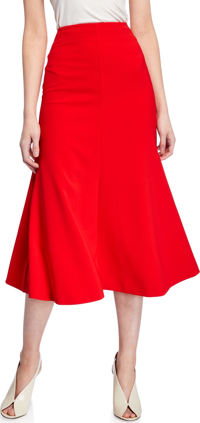A.W.A.K.E A-Line Midi Skirt