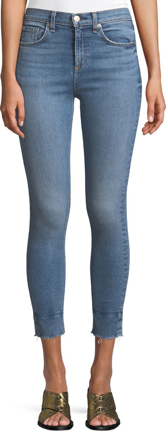 Rag & Bone High-Rise Ankle Skinny Jeans
