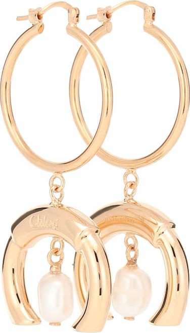 Chloe Pearl drop earrings