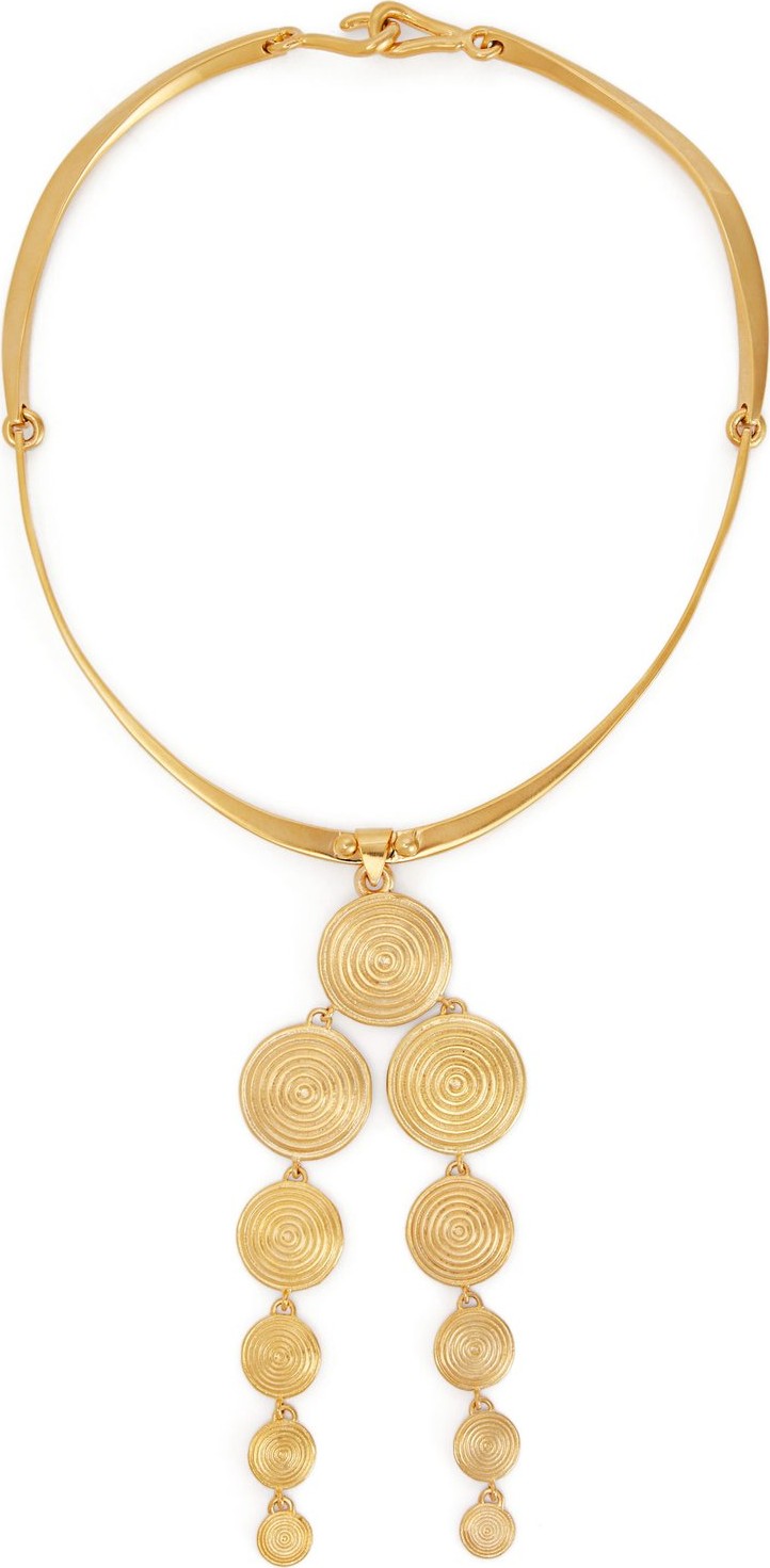 Joelle Kharrat Moneta drop-pendant necklace
