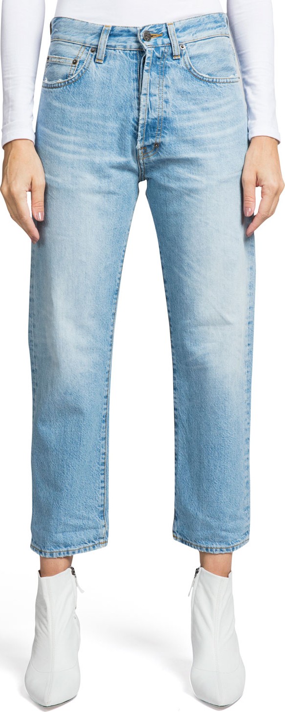 PRPS Super Relaxed Crop Straight-Leg Boyfriend Jeans