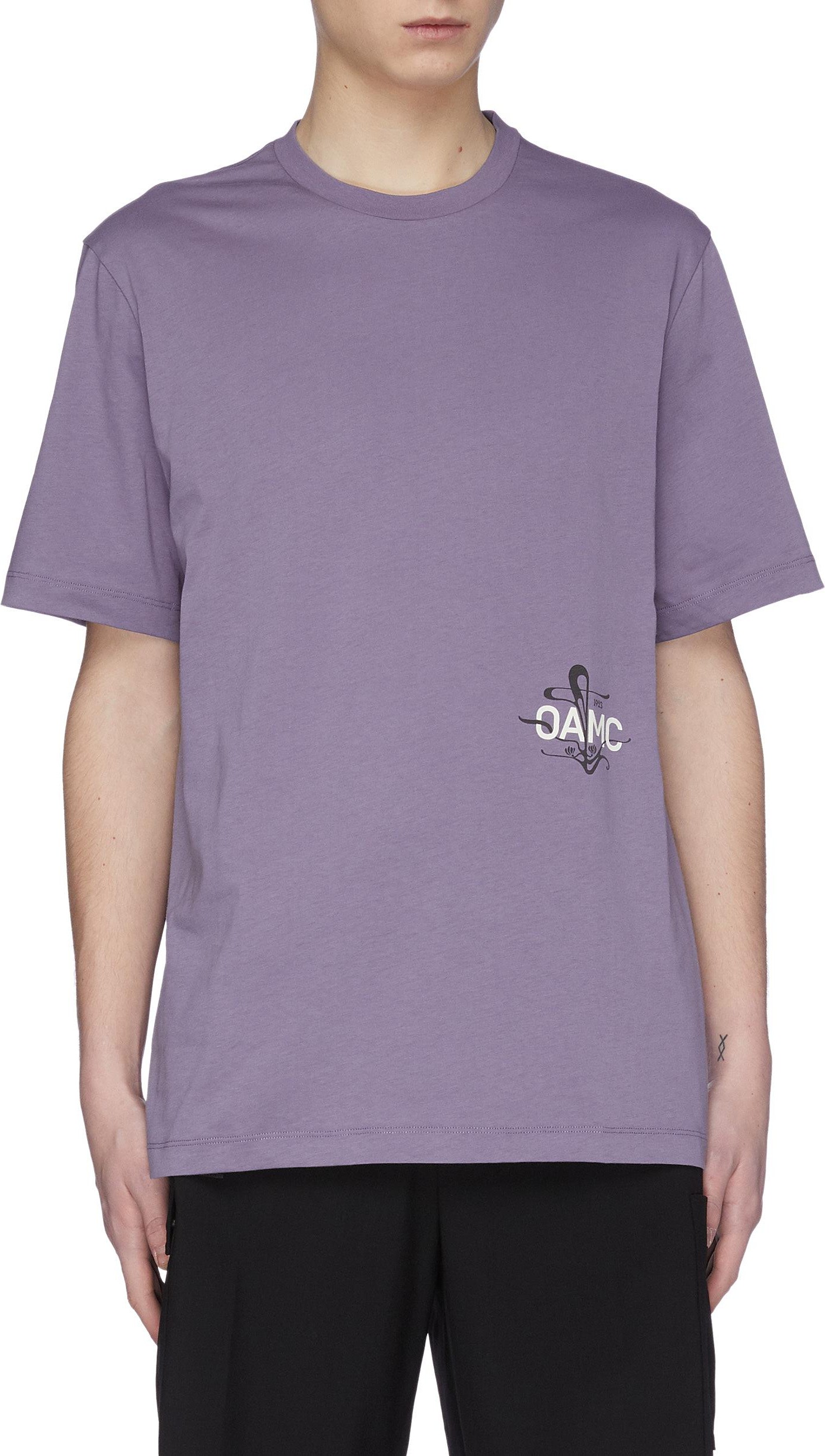 Oamc '1923' logo print T-shirt