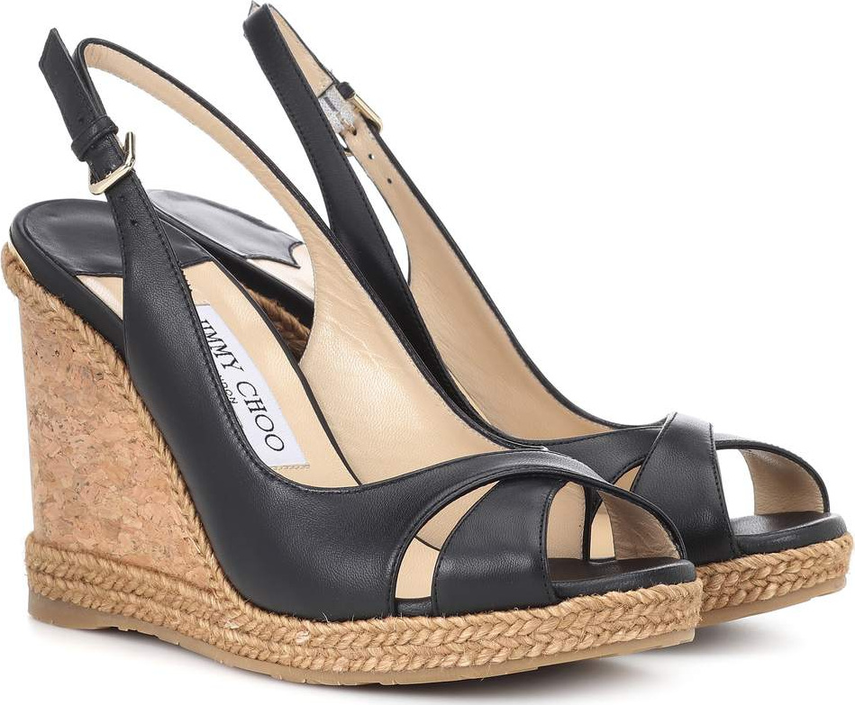 Jimmy Choo Amely 105 platform wedge sandals