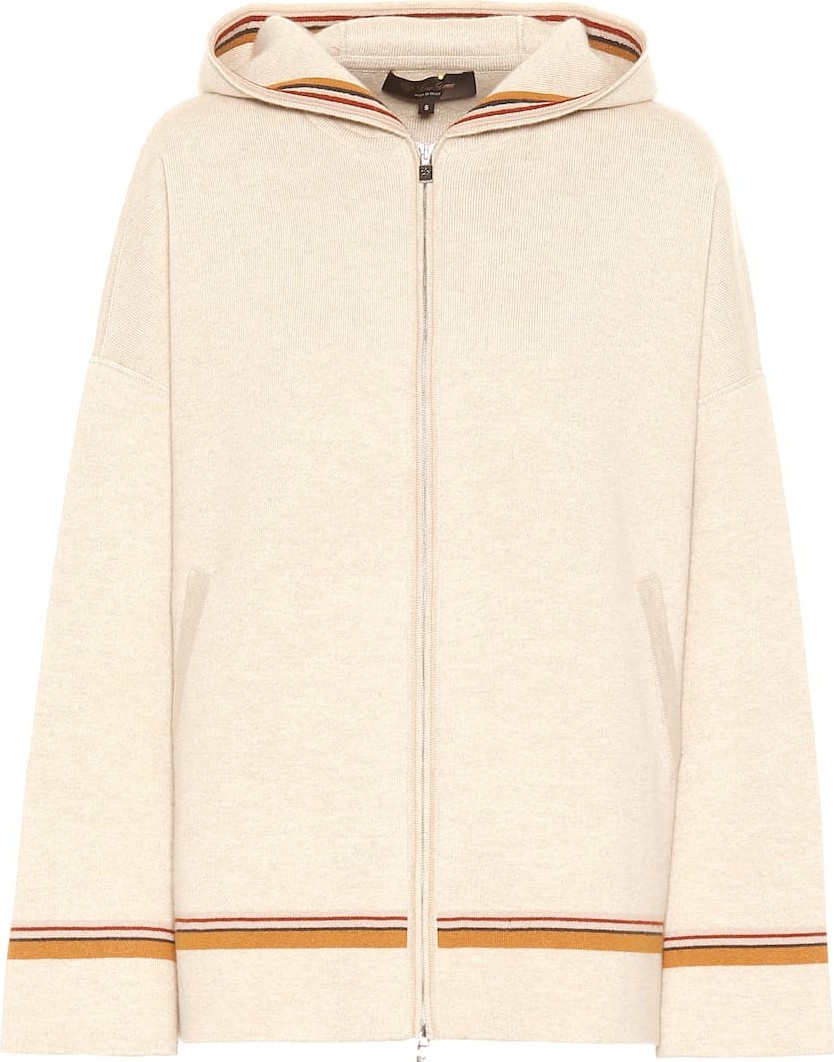 Loro Piana Cashmere zip hoodie