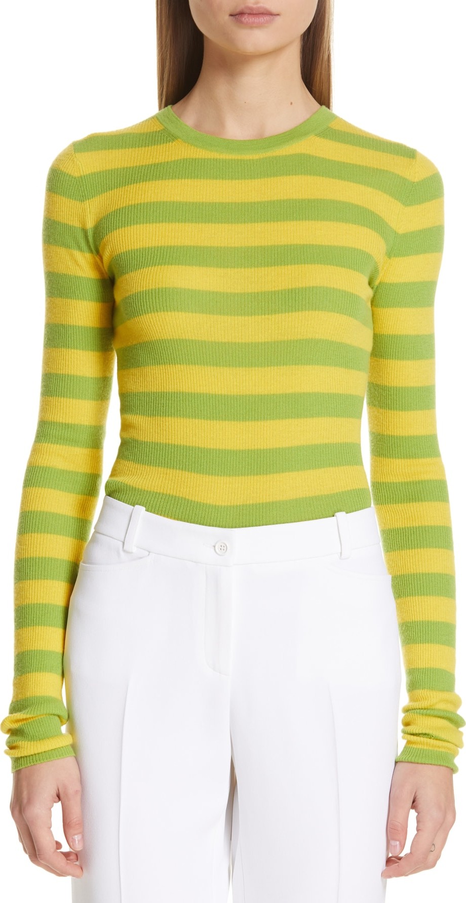 Michael Kors Stripe Cashmere Sweater
