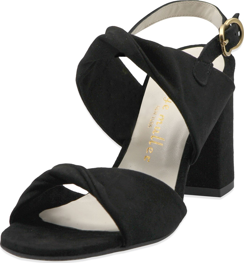 Bettye Muller Angel Suede Twisted Sandals